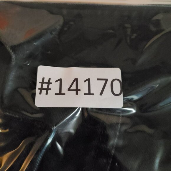 Boohoo Skirt Womens 12 Black Split Front & Back Denim Maxi Skirt *NWT* - Picture 11 of 11